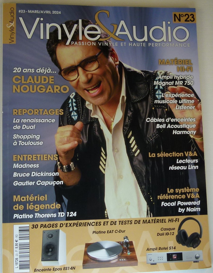Cover of Vinyle & Audio magazine, issue 23, March/April 2024